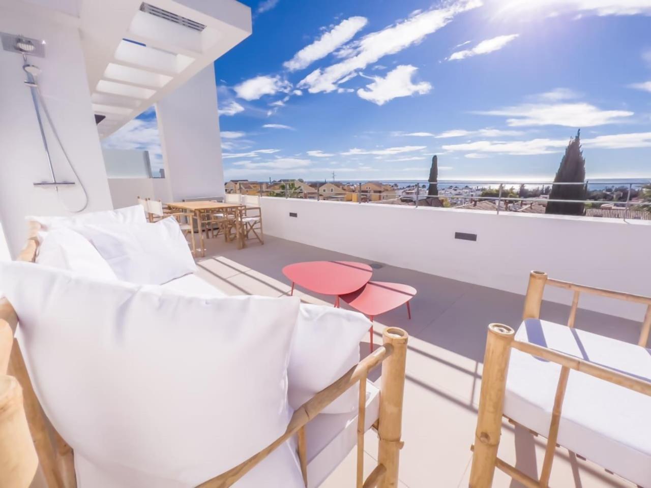 Ferienwohnung Penthouse On The Golden Mile Marbella Exterior foto