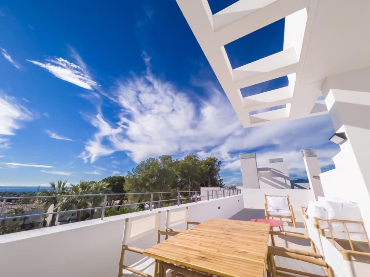 Ferienwohnung Penthouse On The Golden Mile Marbella Exterior foto