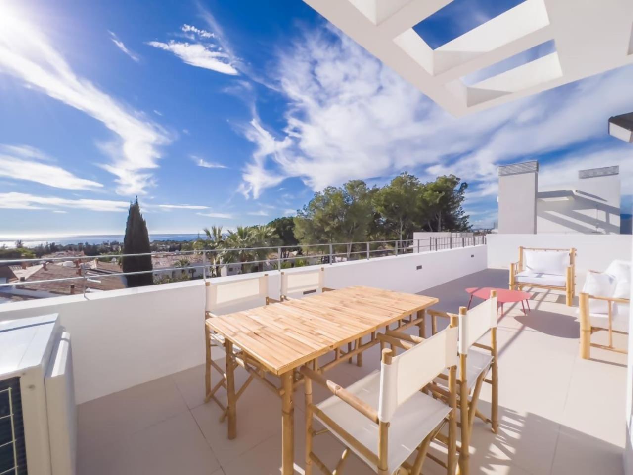 Ferienwohnung Penthouse On The Golden Mile Marbella Exterior foto